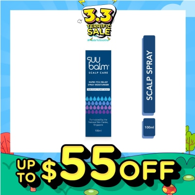 SUU BALM Rapid Itch Relief Scalp Spray Moisturiser 100ml
