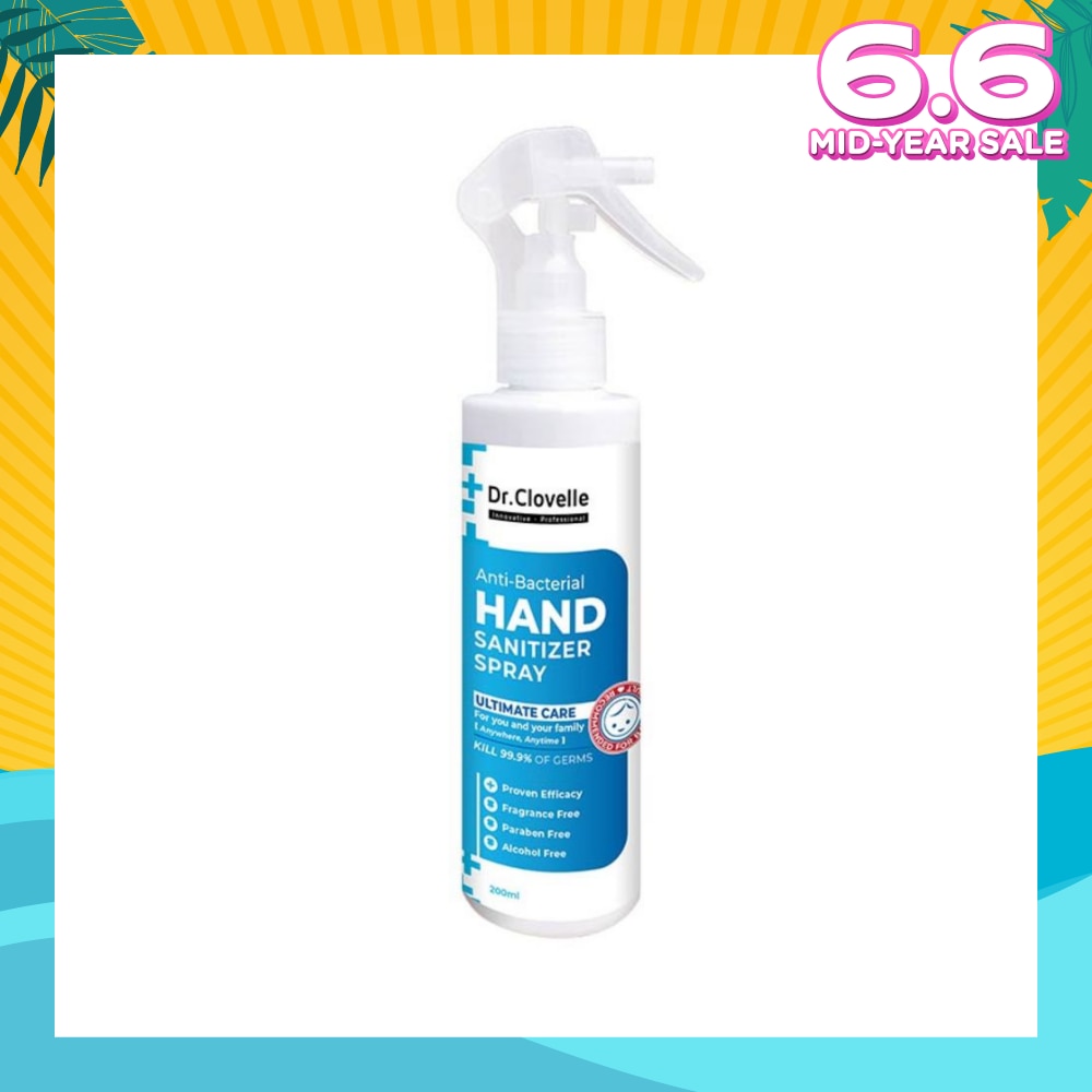 Anti Bacteria Hand Sanitizer Spray  (Suitable Use for Baby Kids and Elderly) 200ml