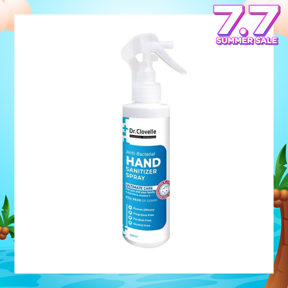 Anti Bacteria Hand Sanitizer Spray  (Suitable Use for Baby Kids and Elderly) 200ml
