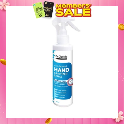 DR CLOVELLE Anti Bacteria Hand Sanitizer Spray (Suitable Use for Baby Kids and Elderly) 200ml