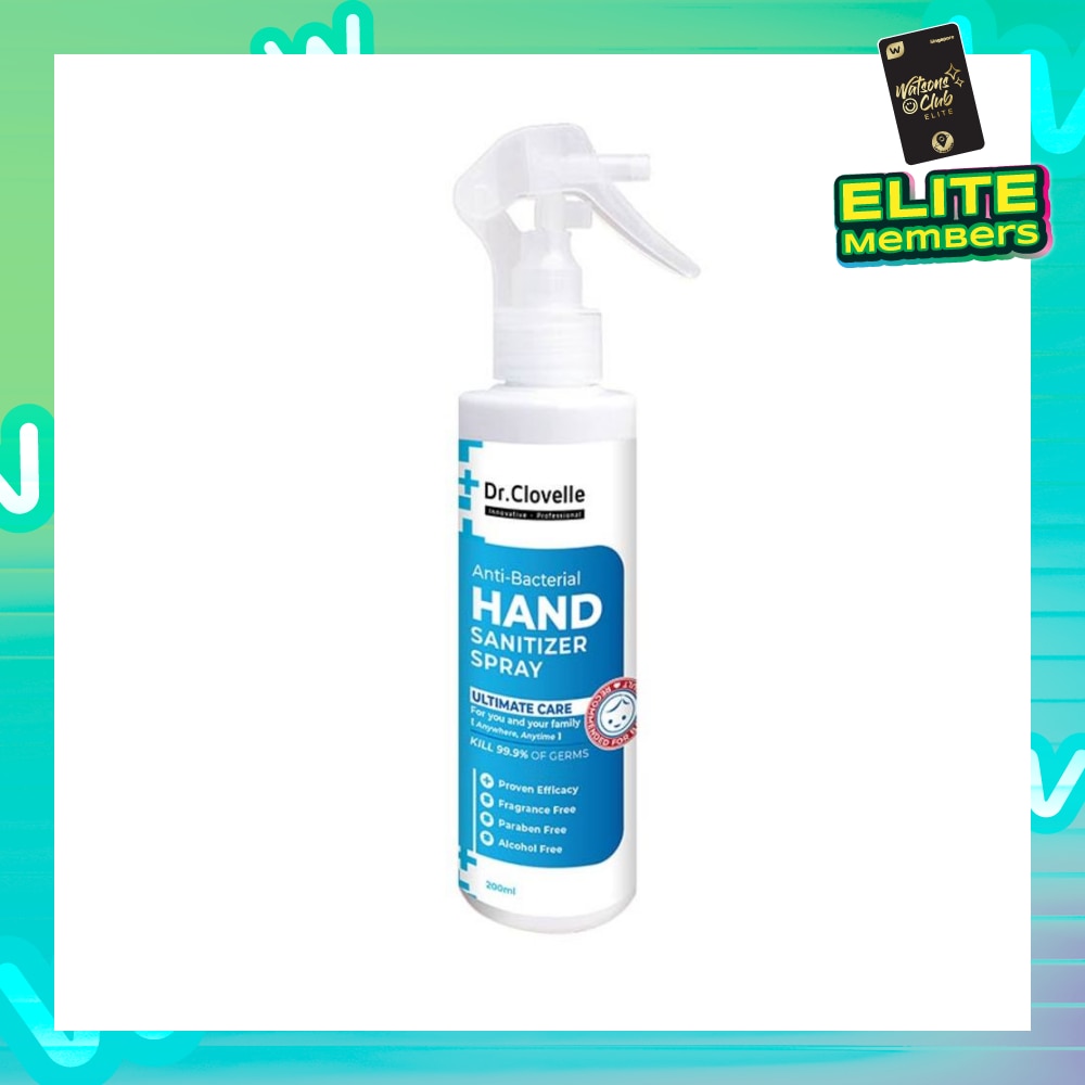 Anti Bacteria Hand Sanitizer Spray  (Suitable Use for Baby Kids and Elderly) 200ml