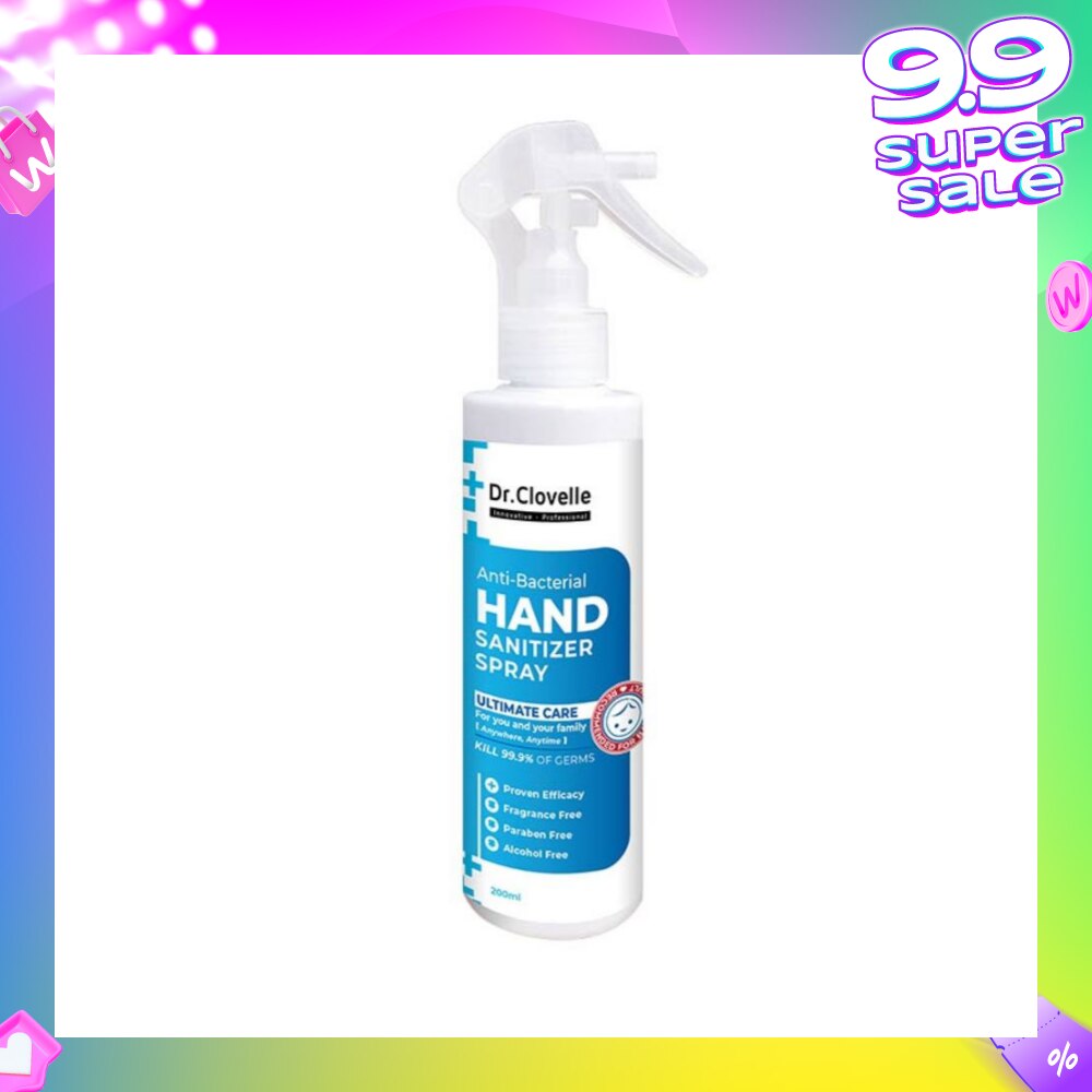 Anti Bacteria Hand Sanitizer Spray  (Suitable Use for Baby Kids and Elderly) 200ml