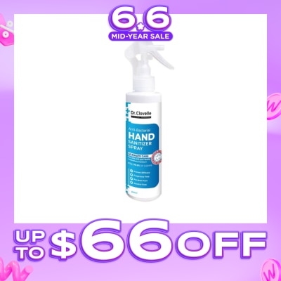 DR CLOVELLE - Anti Bacteria Hand Sanitizer Spray  (Suitable Use for Baby Kids and Elderly) 200ml