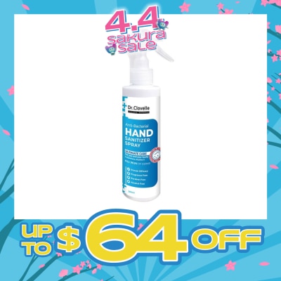 DR CLOVELLE - Anti Bacteria Hand Sanitizer Spray  (Suitable Use for Baby Kids and Elderly) 200ml