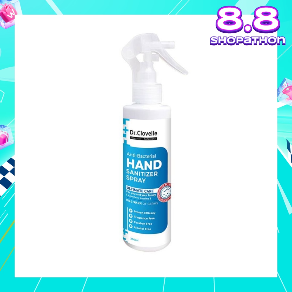 Anti Bacteria Hand Sanitizer Spray  (Suitable Use for Baby Kids and Elderly) 200ml