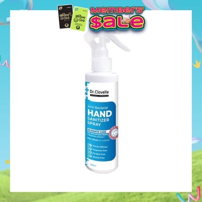 DR CLOVELLE - Anti Bacteria Hand Sanitizer Spray  (Suitable Use for Baby Kids and Elderly) 200ml