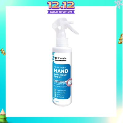 DR CLOVELLE Anti Bacteria Hand Sanitizer Spray (Suitable Use for Baby Kids and Elderly) 200ml