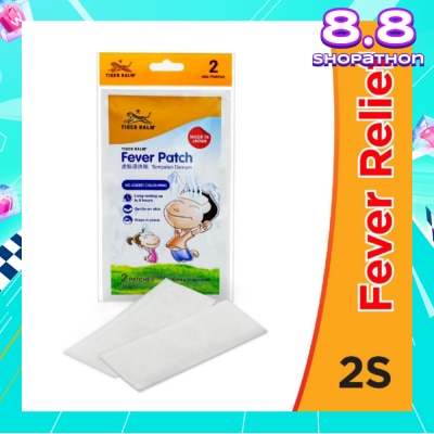TIGER BALM Fever Patch (Long Lasting + Gentle on Skin) 2s