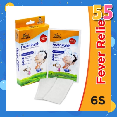 TIGER BALM Fever Patch (Long Lasting + Gentle on Skin) 6s