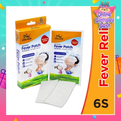 TIGER BALM Fever Patch (Long Lasting + Gentle on Skin) 6s