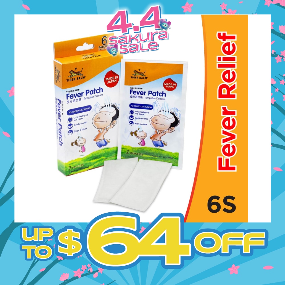 Fever Patch (Long Lasting + Gentle on Skin) 6s (Expiry: Nov`2026)