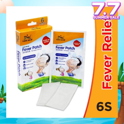 TIGER BALM Fever Patch (Long Lasting + Gentle on Skin) 6s
