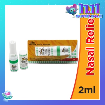 TIGER BALM 2 in 1 Inhaler (Relieve Nasal Congestion) 2ml