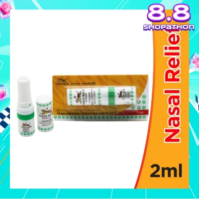 TIGER BALM 2 in 1 Inhaler (Relieve Nasal Congestion) 2ml