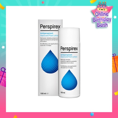 PERSPIREX Hand & Foot Lotion 100ml (Expiry: Feb`2026)