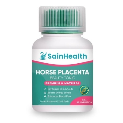 SAINHEALTH Horse Placenta Beauty Tonic (All Natural Premium Beauty Tonic, Offers A Host Of Regeneration Qualities) Softgels, 150s