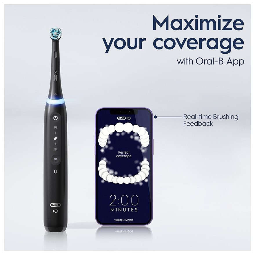 ORAL-B iO Series 5 Electric Toothbrush Black Bluetooth Ultimate