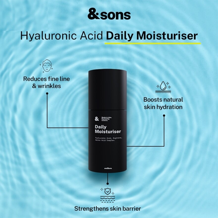 Super Hydrating 14 Peptide Daily Moisturiser (Made For Men's Skin) 30ml