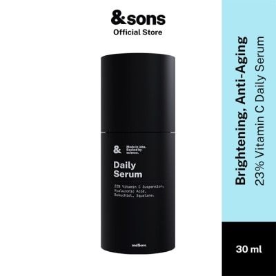 ANDSONS Brightening 23% Ascorbic Acid Anti Ageing Serum (Made For Men's Skin) 30ml