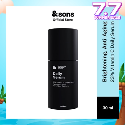 ANDSONS Brightening 23% Ascorbic Acid Anti Ageing Serum (Made For Men's Skin) 30ml (Expiry: Feb`2026)