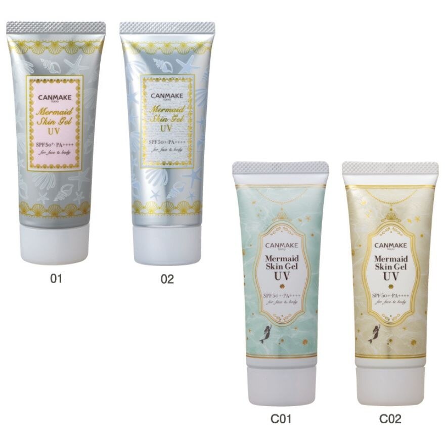 CANMAKE Mermaid Skin Gel UV C02 SPF50+ PA++++ (For Face & Body