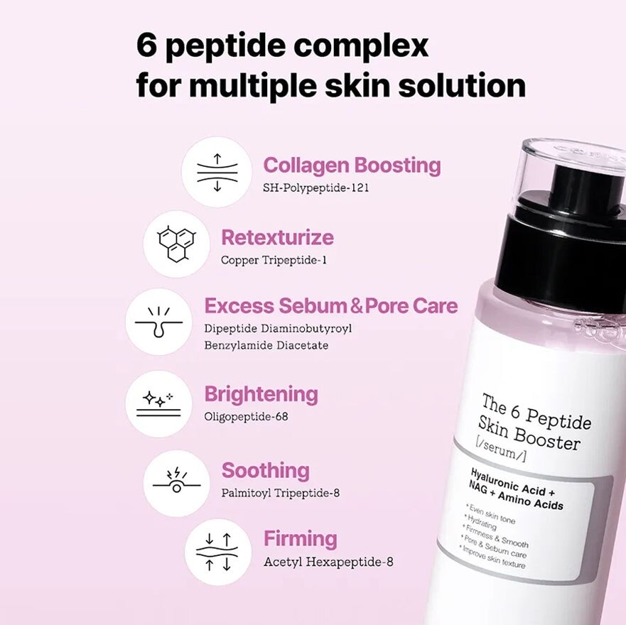 The 6 Peptide Skin Booster Serum 150ml