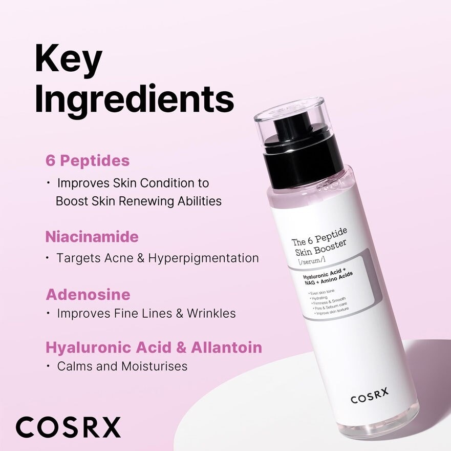 ブースター・導入液 The 6 Peptide Skin Booster serum COSRX COSRX The 6 Peptide Skin Booster Serum 150ml | Derma Skin Care