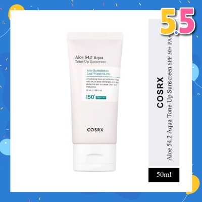 COSRX Aloe 54.2 Aqua Tone-Up Sunscreen SPF50+ PA++++ 50ml