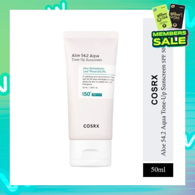 COSRX Aloe 54.2 Aqua Tone-Up Sunscreen SPF50+ PA++++ 50ml