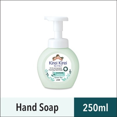 KIREI KIREI Anti Bacterial Foaming Hand Soap Green Tea (99.9% Anti-Bacterial Protection + Gentle On Delicate Skin) 250ml