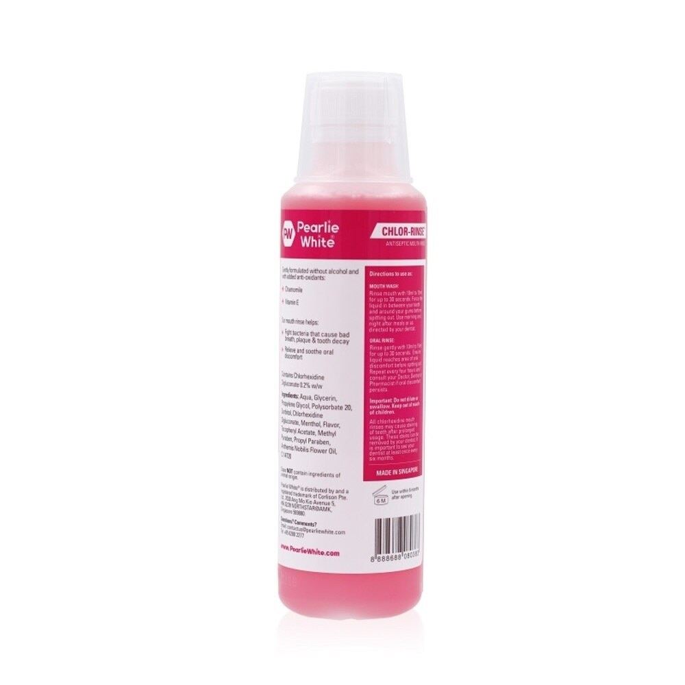 Chlor-Rinse Antiseptic Mouth Rinse (Helps Relieve and Soothe Oral Discomfort) 250ml