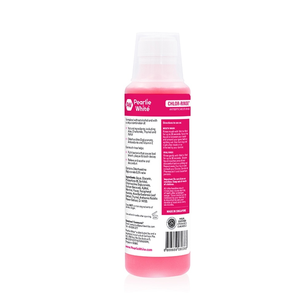 Chlor-Rinse Antiseptic Mouth Rinse (Helps Relieve and Soothe Oral Discomfort) 250ml