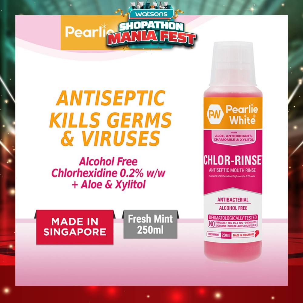 Chlor-Rinse Antiseptic Mouth Rinse (Helps Relieve and Soothe Oral Discomfort) 250ml