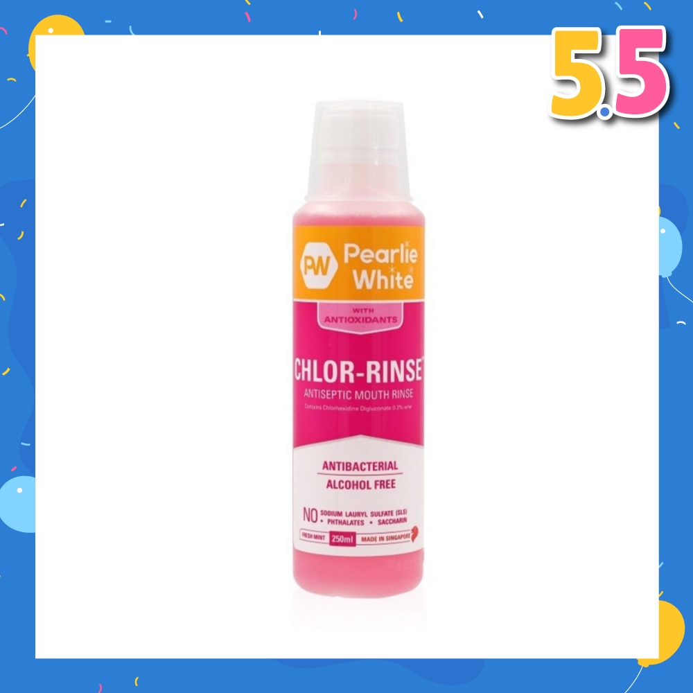 Chlor-Rinse Antiseptic Mouth Rinse (Helps Relieve and Soothe Oral Discomfort) 250ml