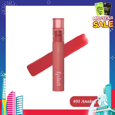 ETUDE Fixing Tint 01 Analog Rose (Long Lasting, Non-Drying & Ultra Thin Formula) 1s