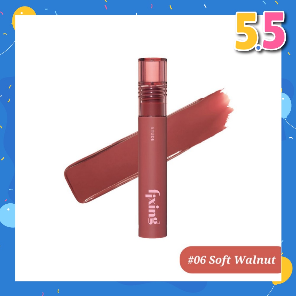 Fixing Tint 06 Soft Walnut (Long Lasting, Non-Drying & Ultra Thin Formula) 1s