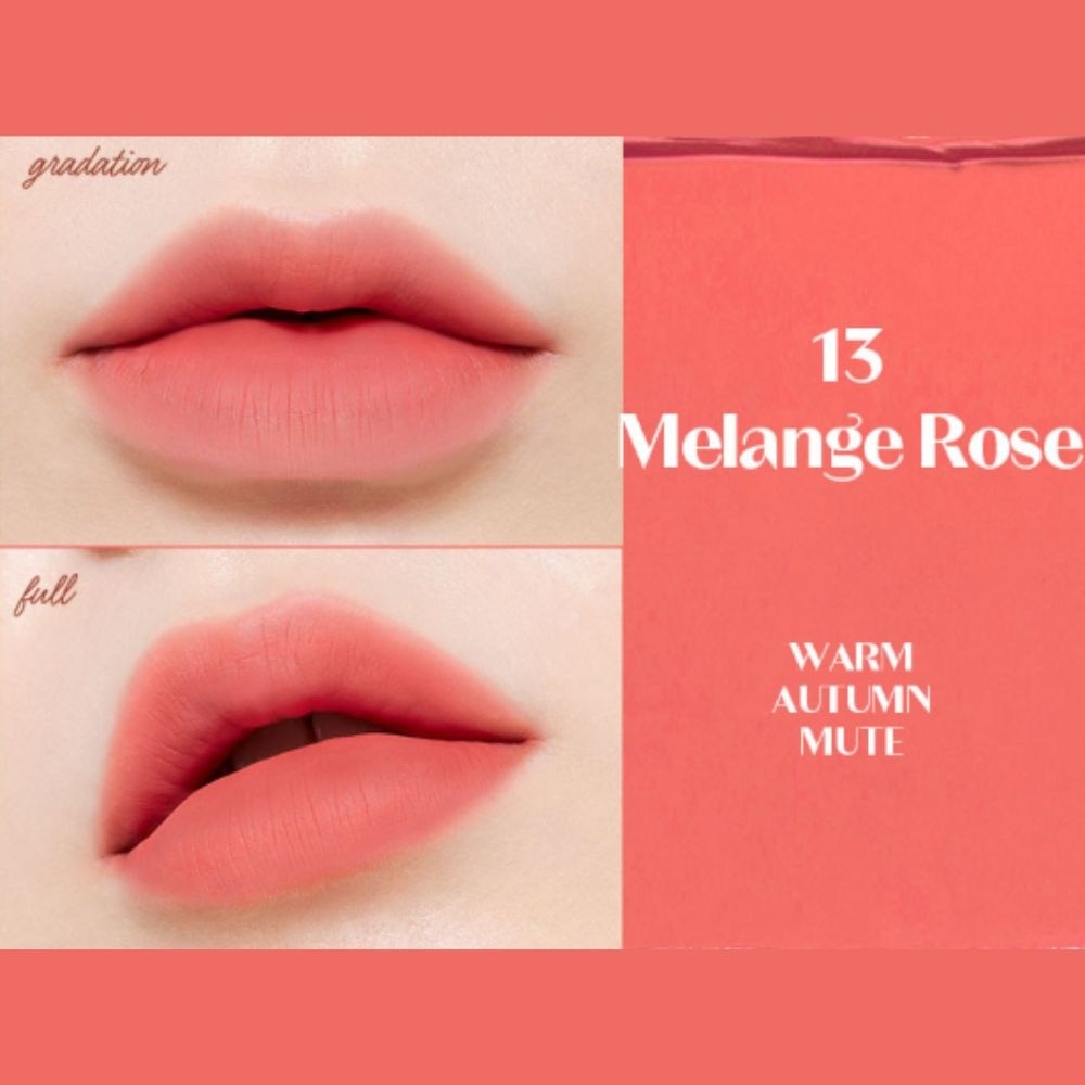 Fixing Tint 13 Melange Rose (Long Lasting, Non-Drying & Ultra Thin Formula) 1s