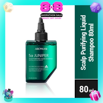 AROMASE - 5Α Juniper Scalp Purifying Liquid Shampoo 80ml