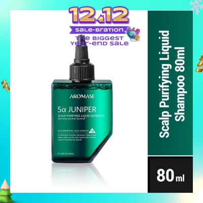 AROMASE 5Α Juniper Scalp Purifying Liquid Shampoo 80ml (Expiry: May`2026)