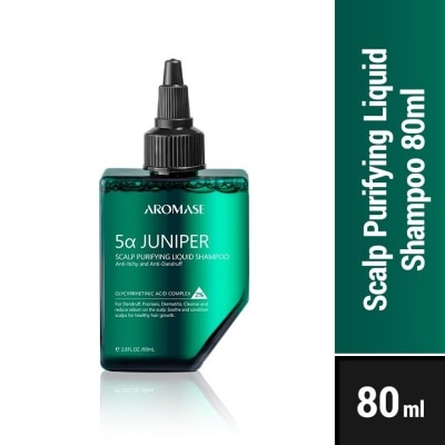 AROMASE 5Α Juniper Scalp Purifying Liquid Shampoo (Cleanse,Soothe And Condition Scalps) 80ml