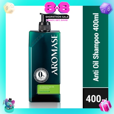 AROMASE - 5Α Intensive Anti Oil Essential Shampoo (Long Lasting Freshness And Comfort) 400ml