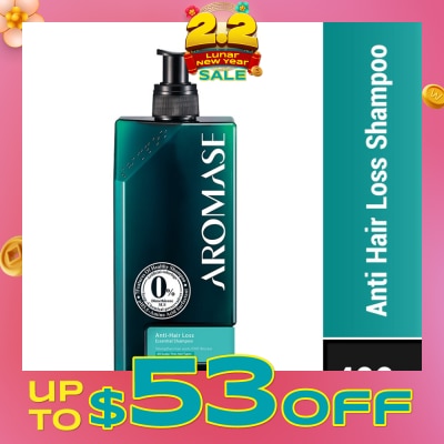 AROMASE Anti Hair Loss Essential Shampoo (Maintain The Hair’s Vitality And Make It Stronger And Healthier) 400ml