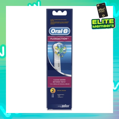 ORAL-B Power Brush Set Floss Action Refill 2 Count