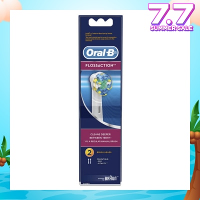ORAL-B Power Brush Set Floss Action Refill 2 Count