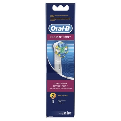 ORAL-B Power Brush Set Floss Action Refill 2 Count