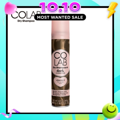 COLAB Dry Shampoo Dark Correct (Effectively Absorb Oil And Instantly Refreshes Roots With An Invisible Lightweight Finish) 200ml image
