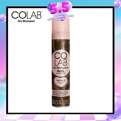 COLAB - Dry Shampoo Dark Correct (Effectively Absorb Oil And Instantly Refreshes Roots With An Invisible Lightweight Finish) 200ml