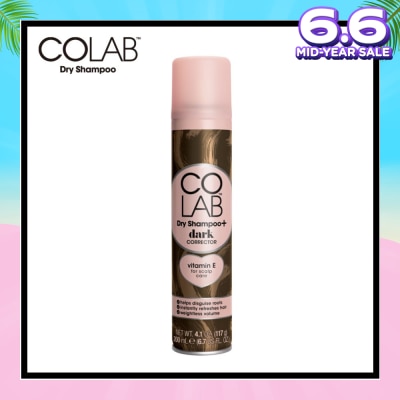 COLAB Dry Shampoo Dark Correct (Effectively Absorb Oil And Instantly Refreshes Roots With An Invisible Lightweight Finish) 200ml