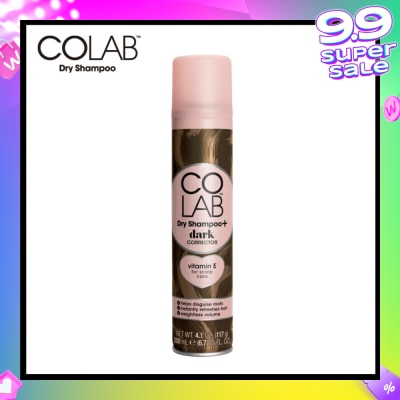 COLAB Dry Shampoo Dark Correct (Effectively Absorb Oil And Instantly Refreshes Roots With An Invisible Lightweight Finish) 200ml