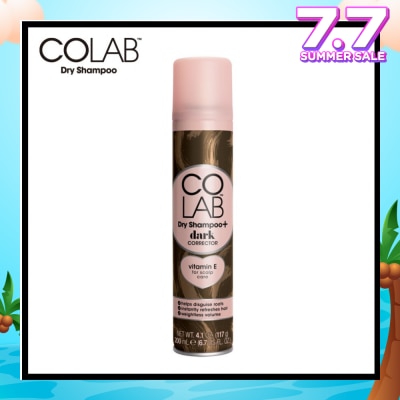 COLAB Dry Shampoo Dark Correct (Effectively Absorb Oil And Instantly Refreshes Roots With An Invisible Lightweight Finish) 200ml